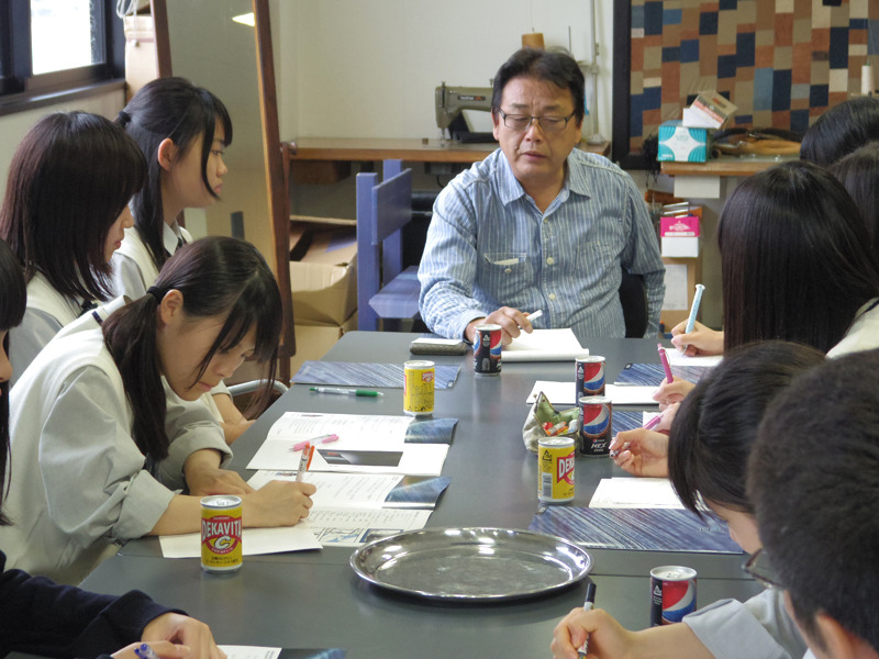 金光学園高等学校様の企業訪問を受けました。