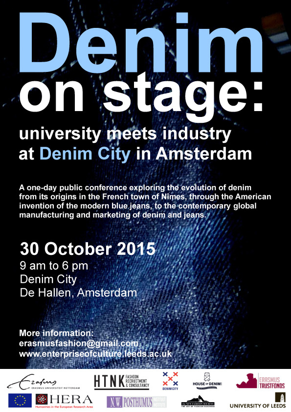 【release】10/30（金）オランダ・アムステルダム市で開催される「Denim on stage」で弊社代表　眞鍋寿男が講演致します。