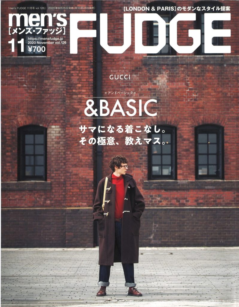 SETTO「men’s FUDGE 11月号」掲載